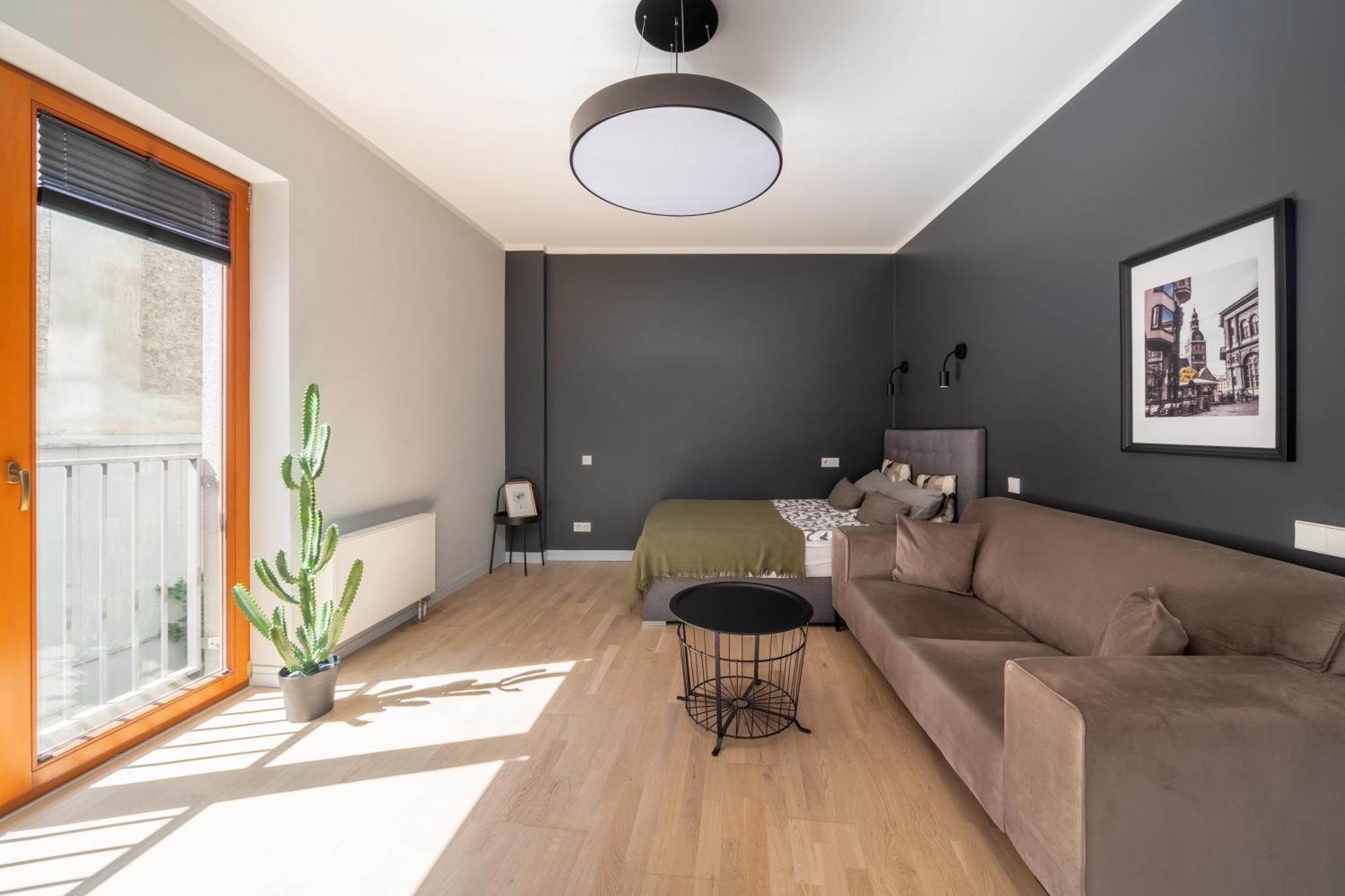 Cosy Studio Apartment In Ridzenes Residence Рига Екстер'єр фото