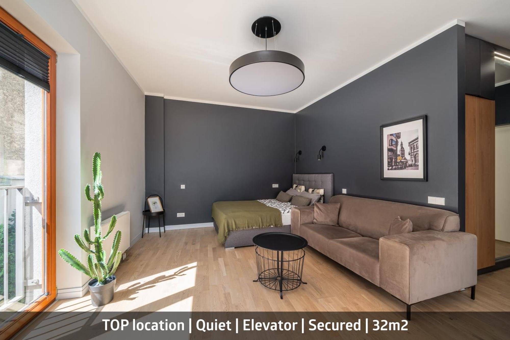 Cosy Studio Apartment In Ridzenes Residence Рига Екстер'єр фото